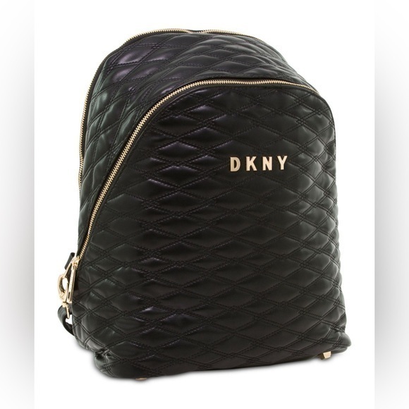 Dkny Handbags - DKNY Allure Backpack Black 14" Quilted
